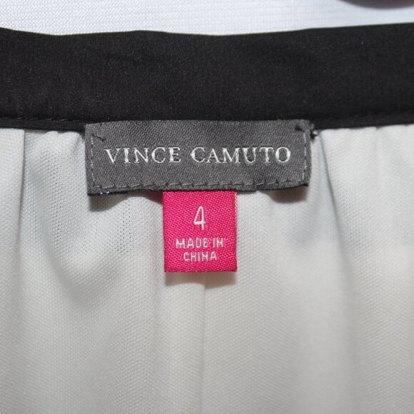 Vince Camuto Black and White Split Long Skirt - Picture 6 of 16